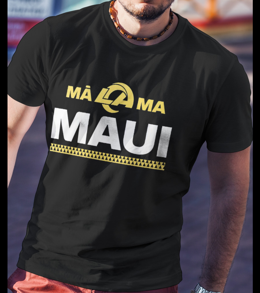 Mālama LA Rams Maui T-Shirt