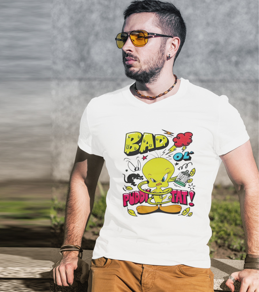 Tweety Bad Ol Puddy Tat T-Shirt