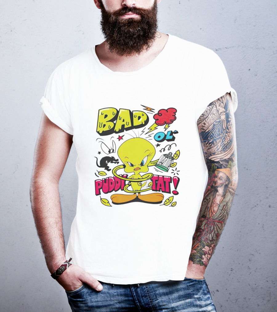 Tweety Bad Ol Puddy Tat T-Shirt