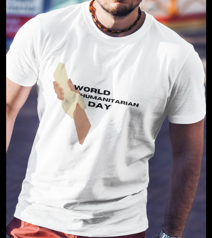 World Humanitarian Day Shake Hands T-Shirt