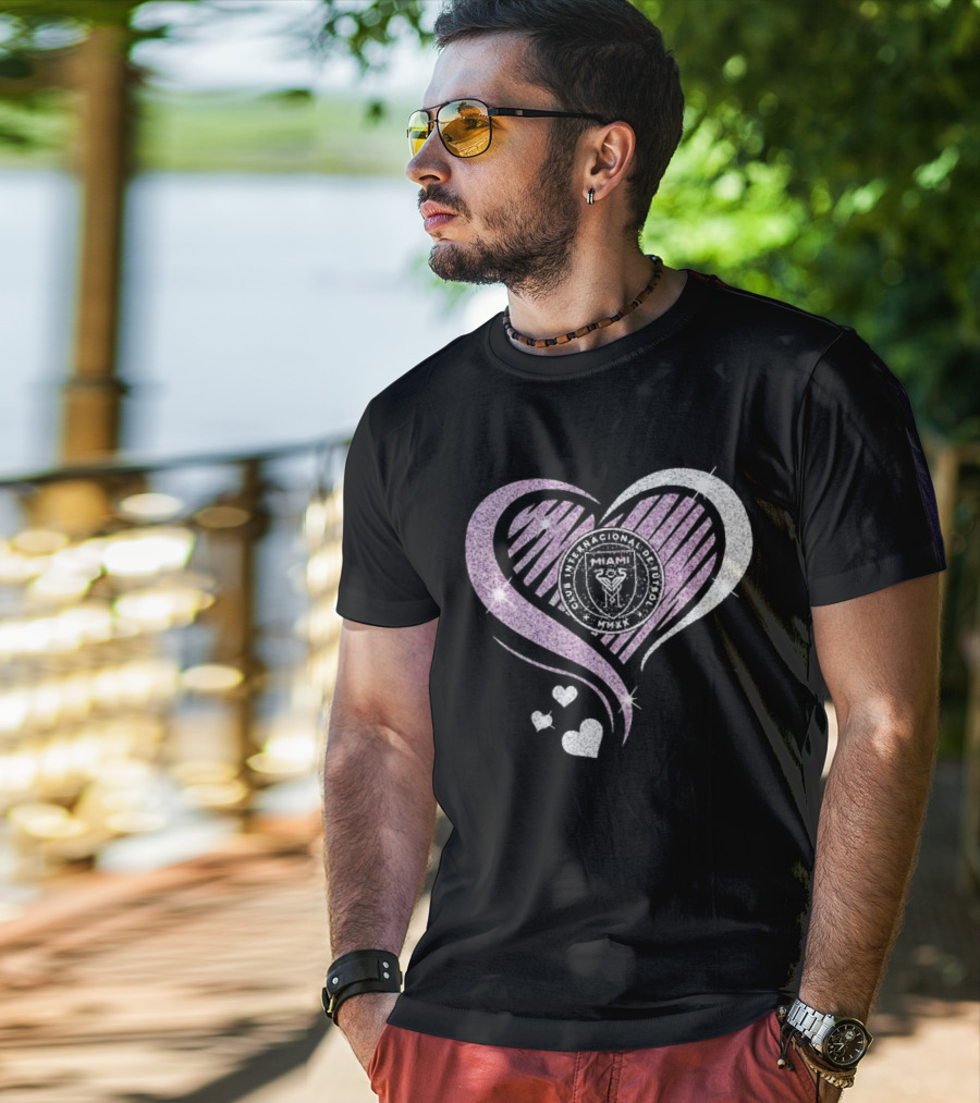 Inter Miami Club Internacional De Futbol Heart MMXX T-Shirt