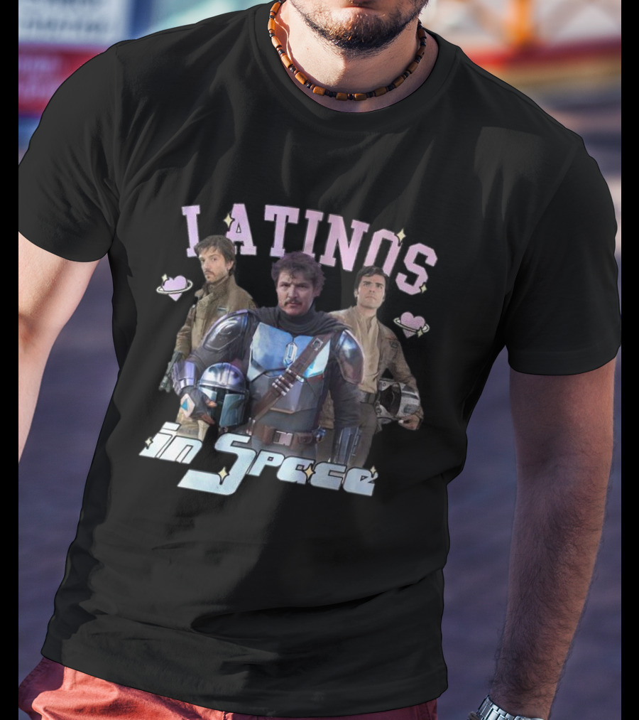 Latinos In Space Star Wars Characters Iconic T-Shirt