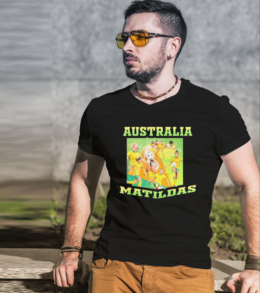Australia Matildas Soccer Team Players T-Shirt