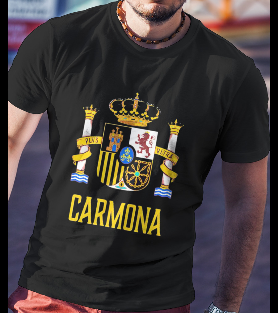 Carmona Spain Espana Coat Of Arms Crest Plus Ultra T-Shirt