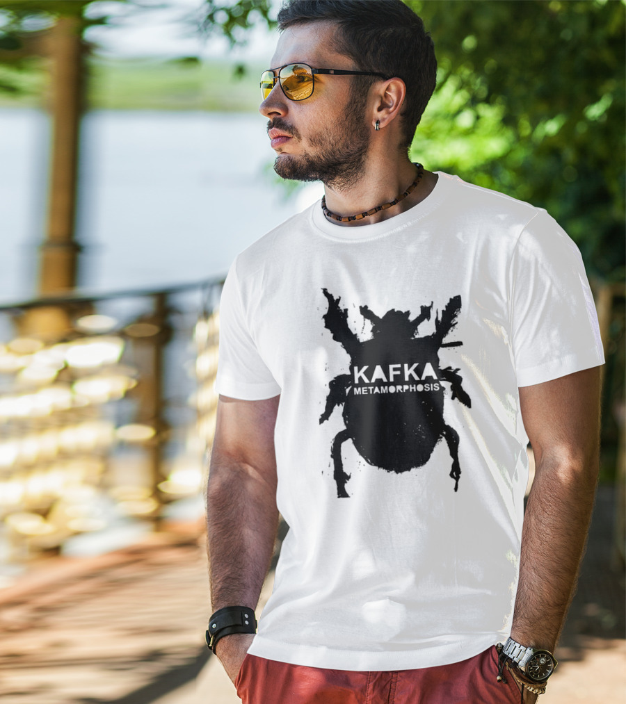 Kafka Metamorphosis Dark Insect T-Shirt