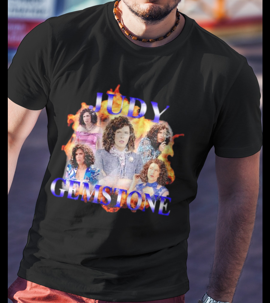 Judy Gemstone Fiery Montage T-Shirt