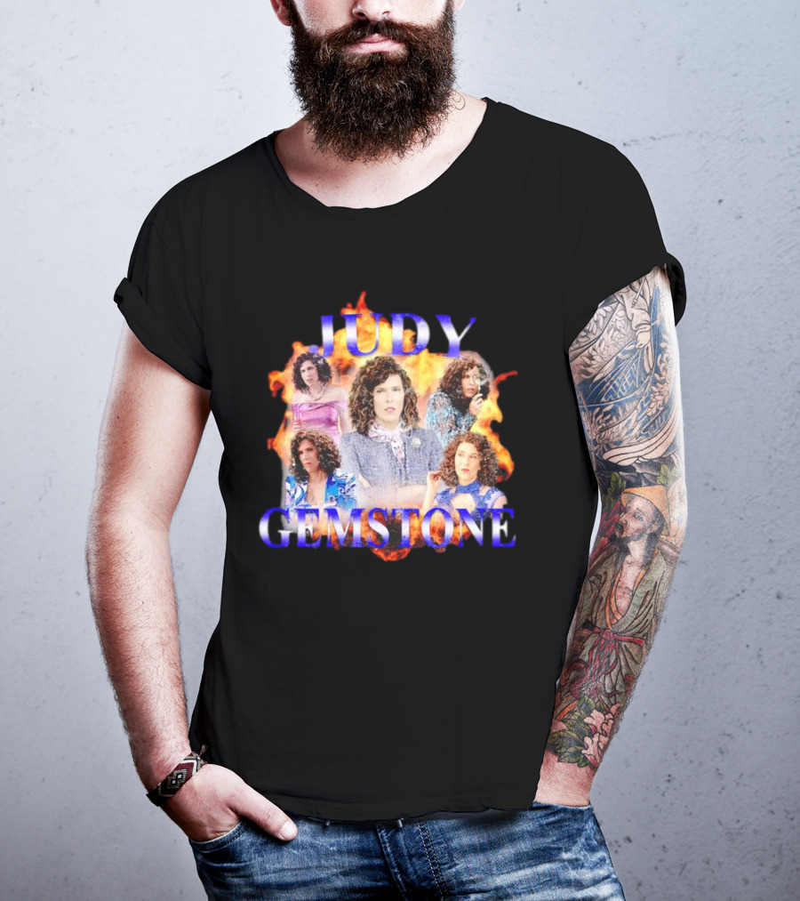 Judy Gemstone Fiery Montage T-Shirt