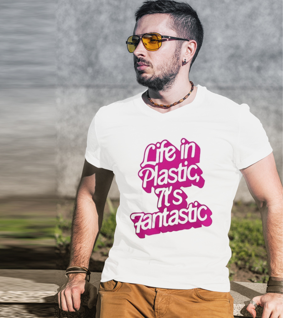 Life In Plastic It's Fantastic Cool Girl Barbi T-Shirt