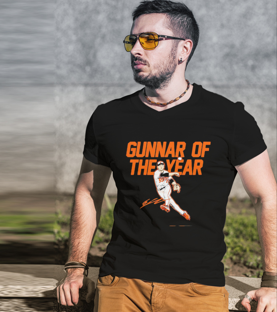 Gunnar Henderson Gunnar Of The Year Signature Baseball Player T-Shirt