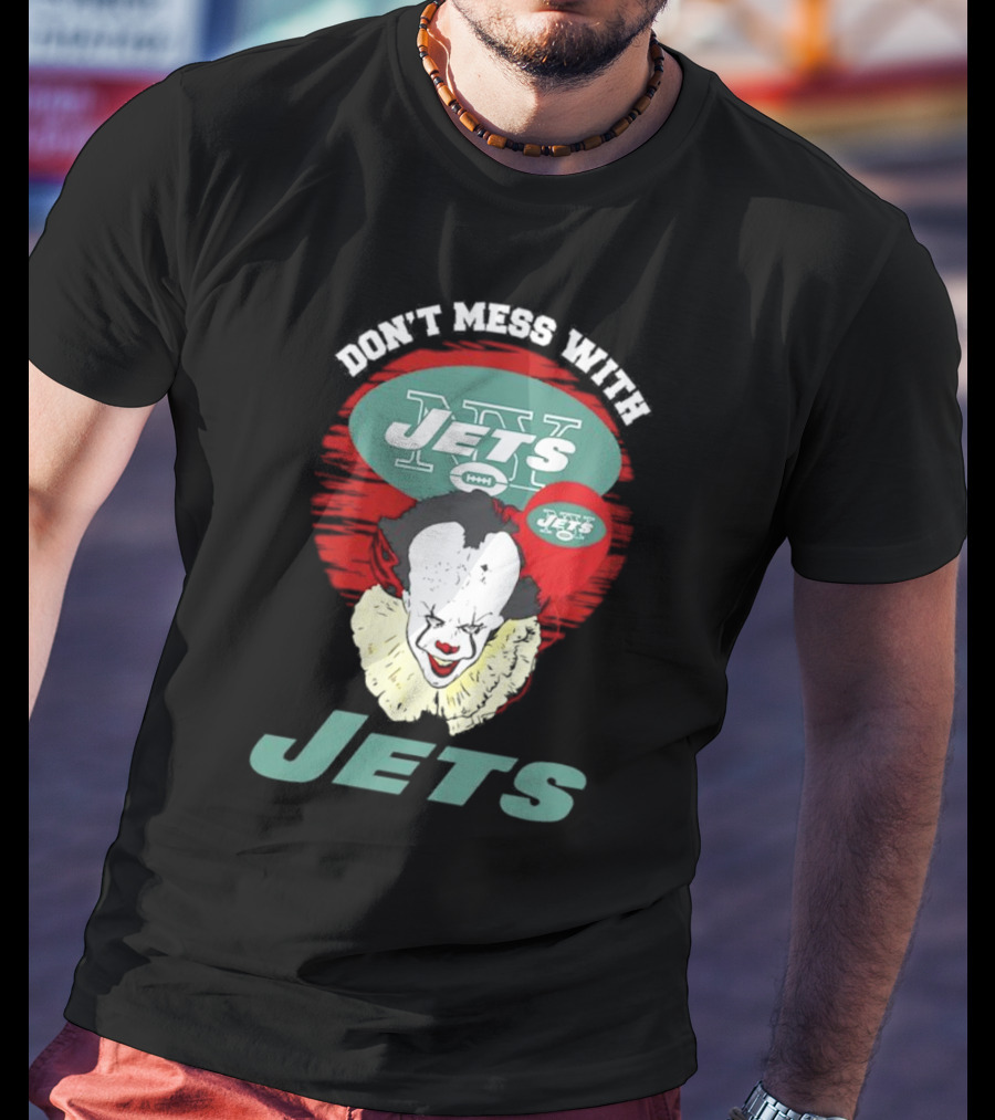 Don't Mess With Jets Pennywise Crossover T-Shirt