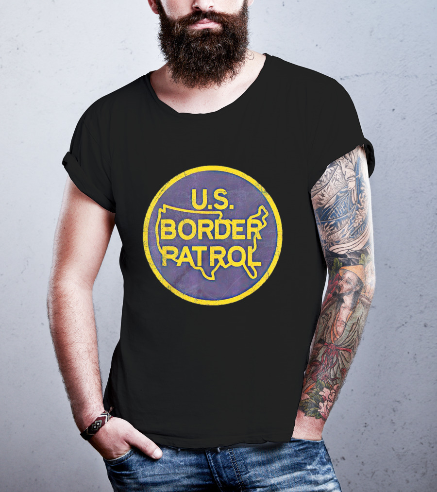 U.S. Border Patrol Map Emblem T-Shirt