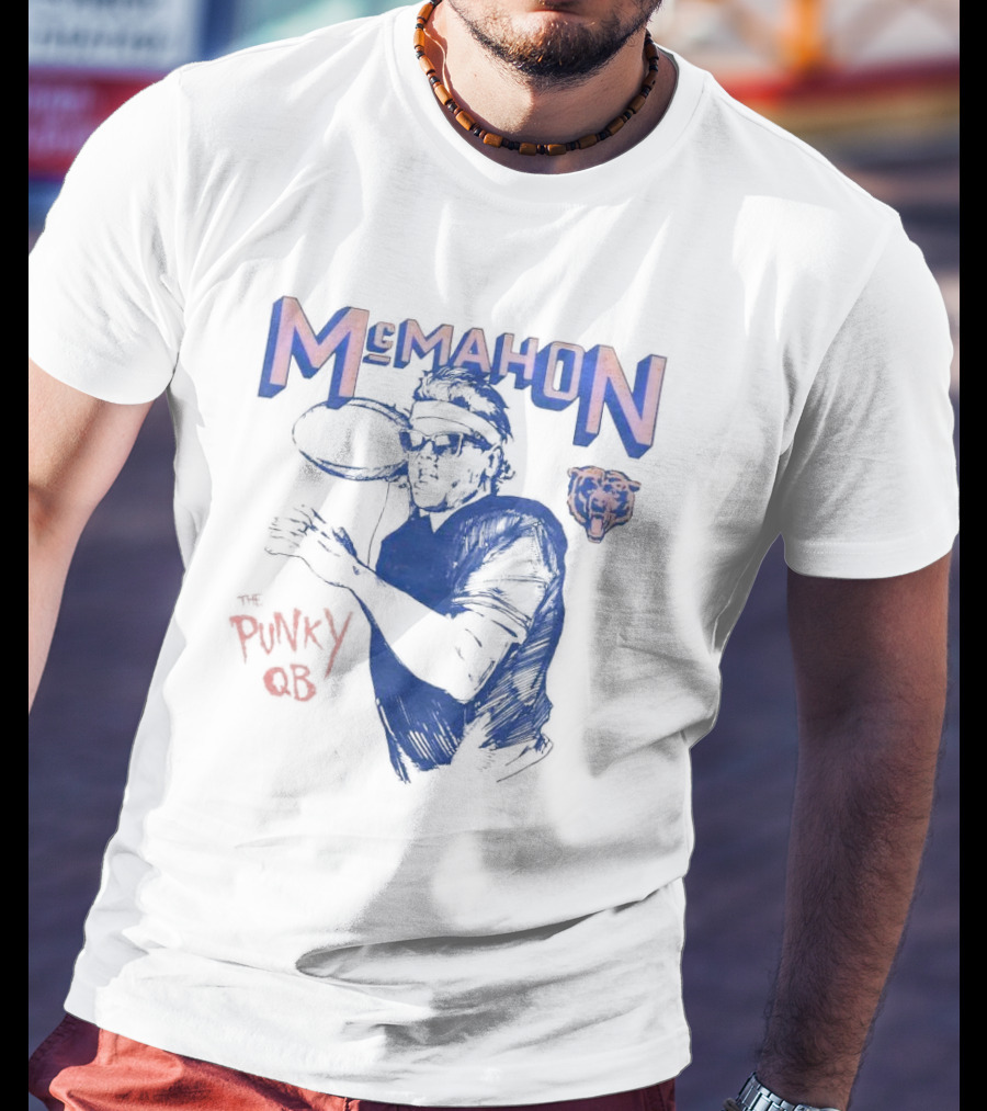 Jim McMahon Chicago Bears The Punky QB T-Shirt