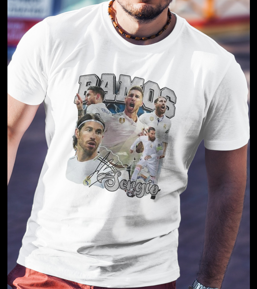 Ramos Sergio Real Madrid Football Soccer T-Shirt