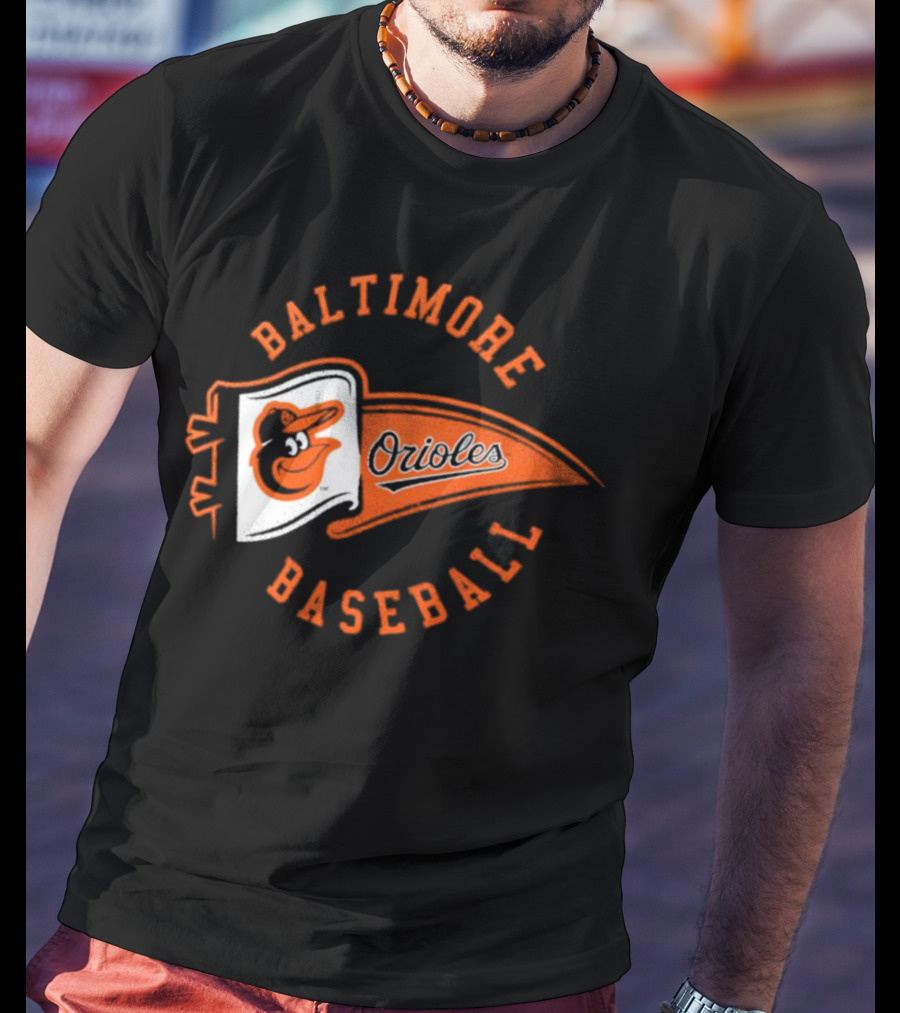 Baltimore Orioles Baseball Baltimore Pennant T-Shirt