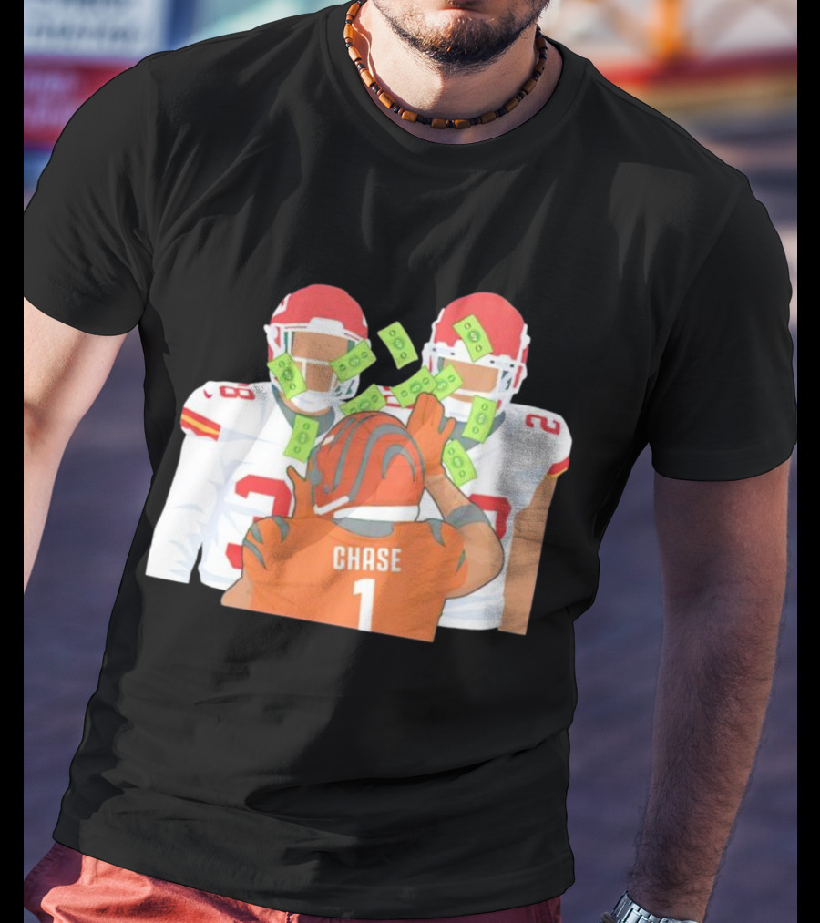Chase Ja’marr Money Chiefs Bengals Football Showdown T-Shirt