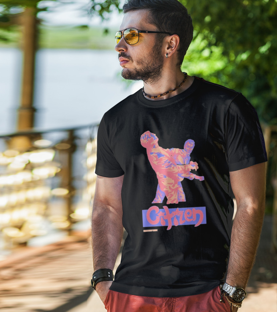 Citizen Fight Beat Retro Martial Arts Duo T-Shirt