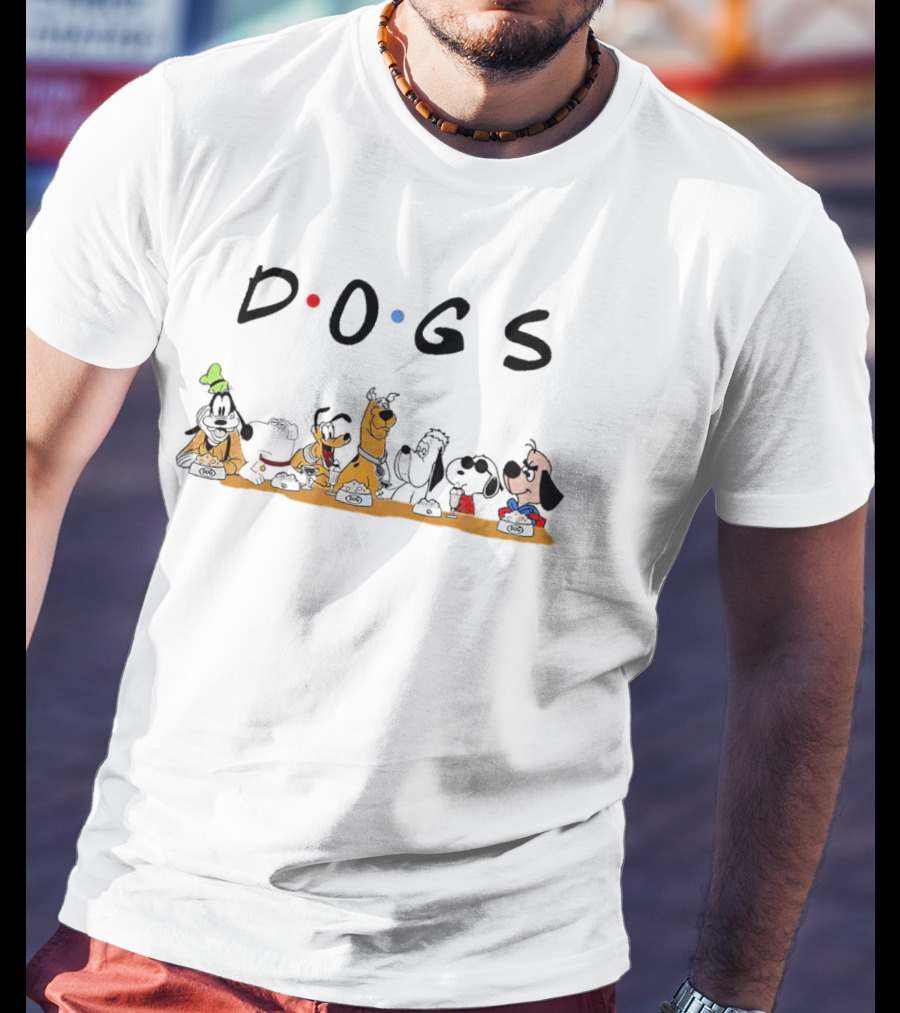 Disney Dogs Inspired By Sitcom Friends T-Shirt