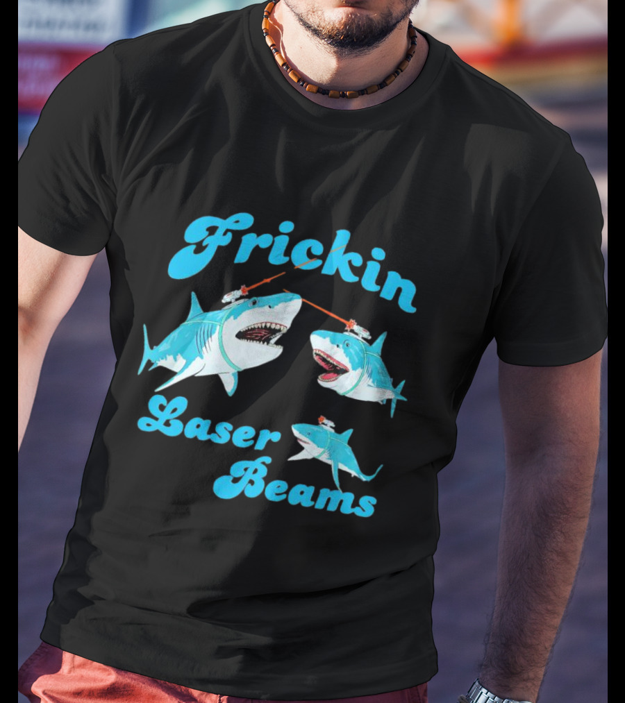Frickin Laser Beams Sharks Retro T-Shirt