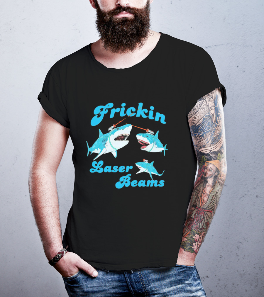 Frickin Laser Beams Sharks Retro T-Shirt