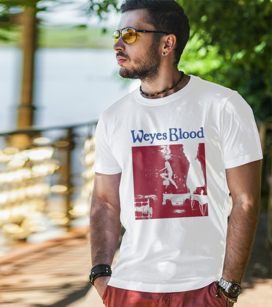 Weyes Blood Titanic Rising Red Silhouette Album T-Shirt