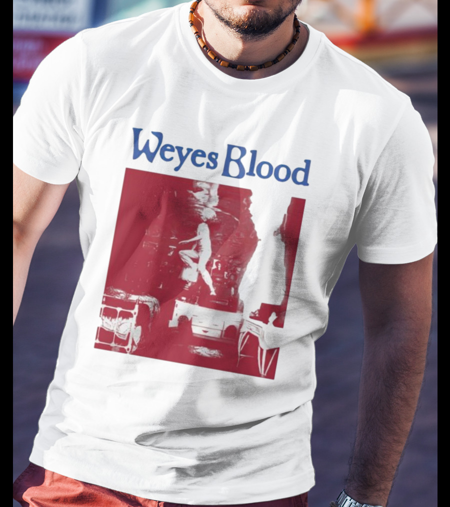 Weyes Blood Titanic Rising Red Silhouette Album T-Shirt