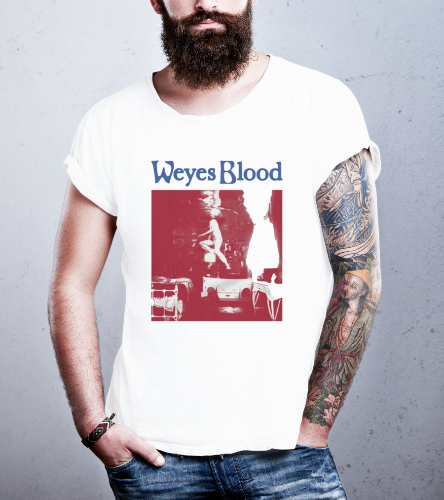 Weyes Blood Titanic Rising Red Silhouette Album T-Shirt