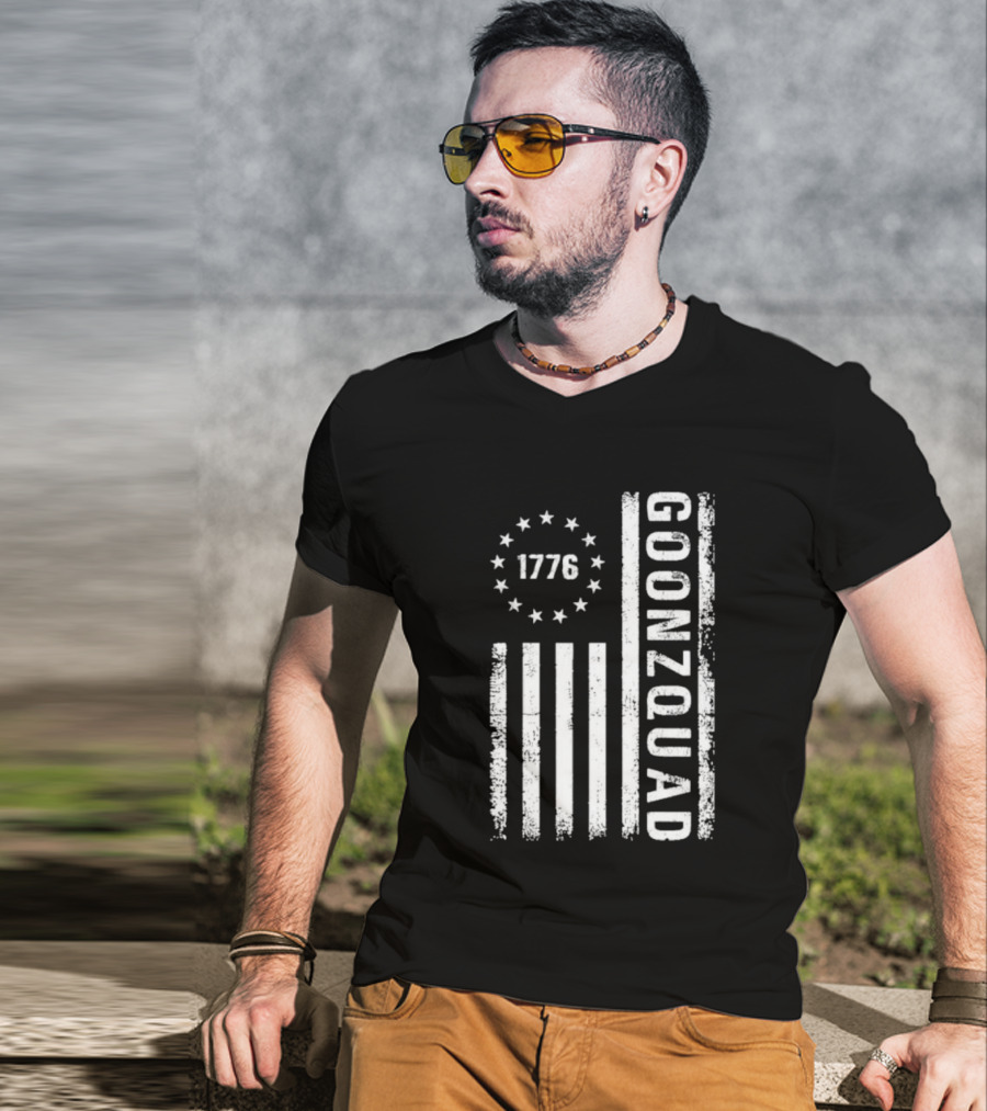 Goonzquad 1776 Distressed American Flag T-Shirt