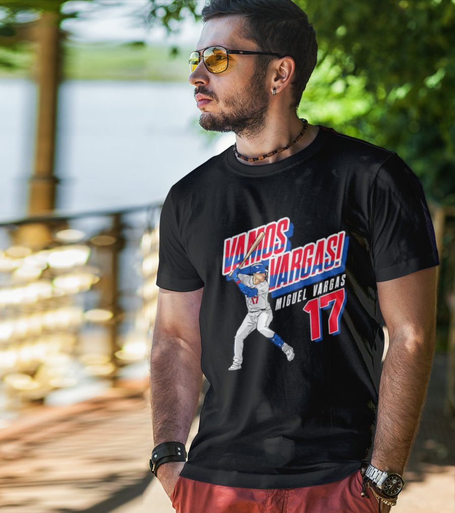 Vamos Vargas Miguel Vargas #17 Baseball Player Iconic T-Shirt