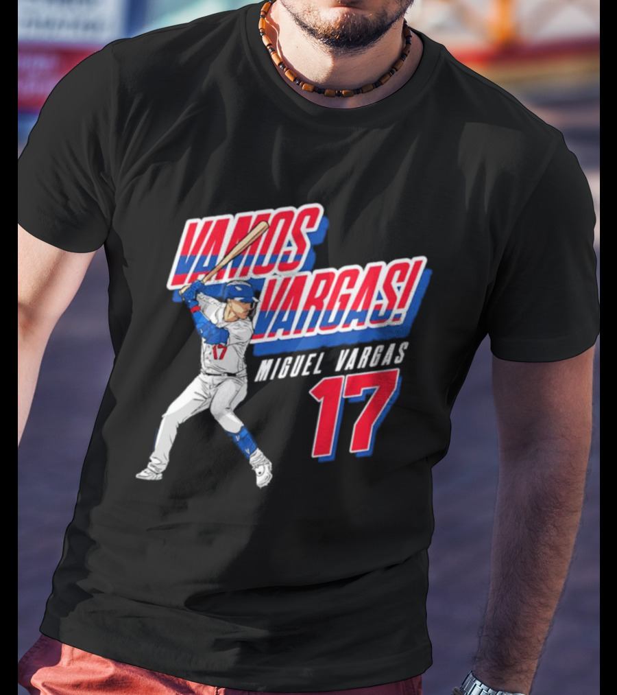 Vamos Vargas Miguel Vargas #17 Baseball Player Iconic T-Shirt