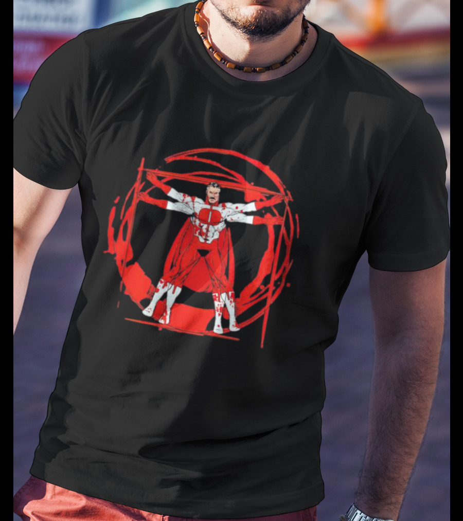 Omni-Man Invincible Vitruvian Superhero T-Shirt