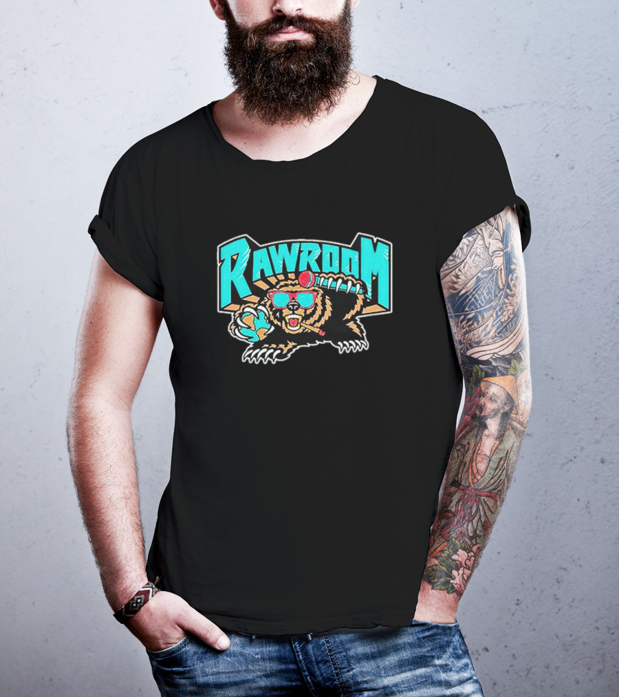 Raw Room Bear Claw Sunglasses And Baseball Cap T-Shirt