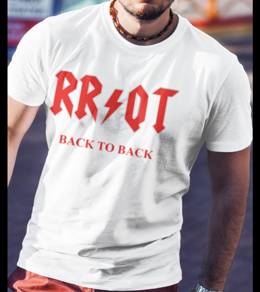 RR QT Back To Back ACDC Style Font T-Shirt