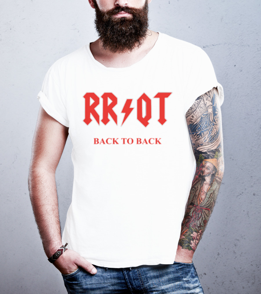 RR QT Back To Back ACDC Style Font T-Shirt