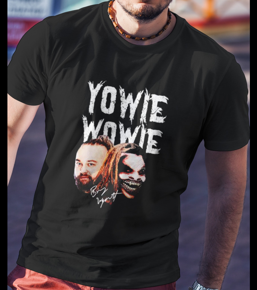 Windham Rotunda Bray Wyatt Yowie Wowie Signature Fiend Face T-Shirt
