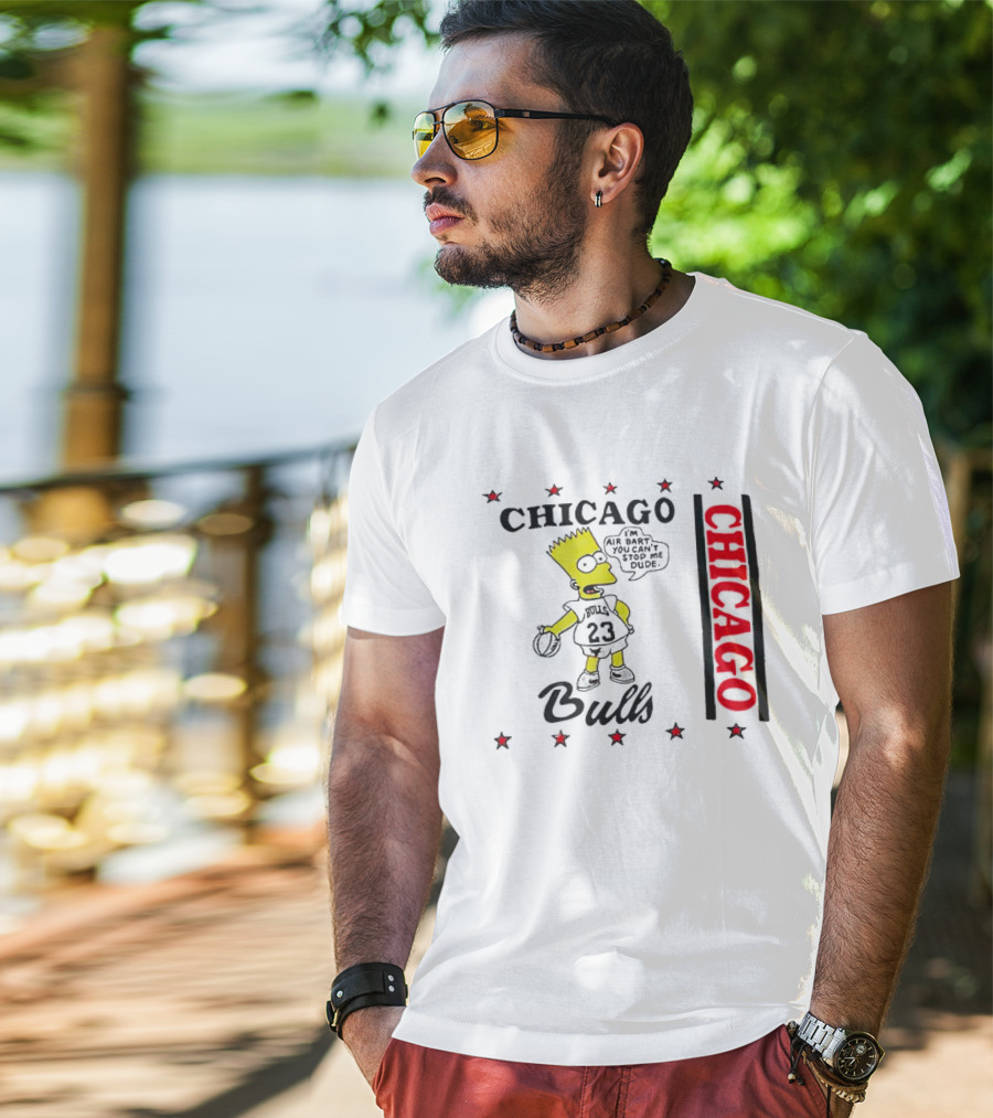Chicago Bulls Bart Simpson Basketball T-Shirt