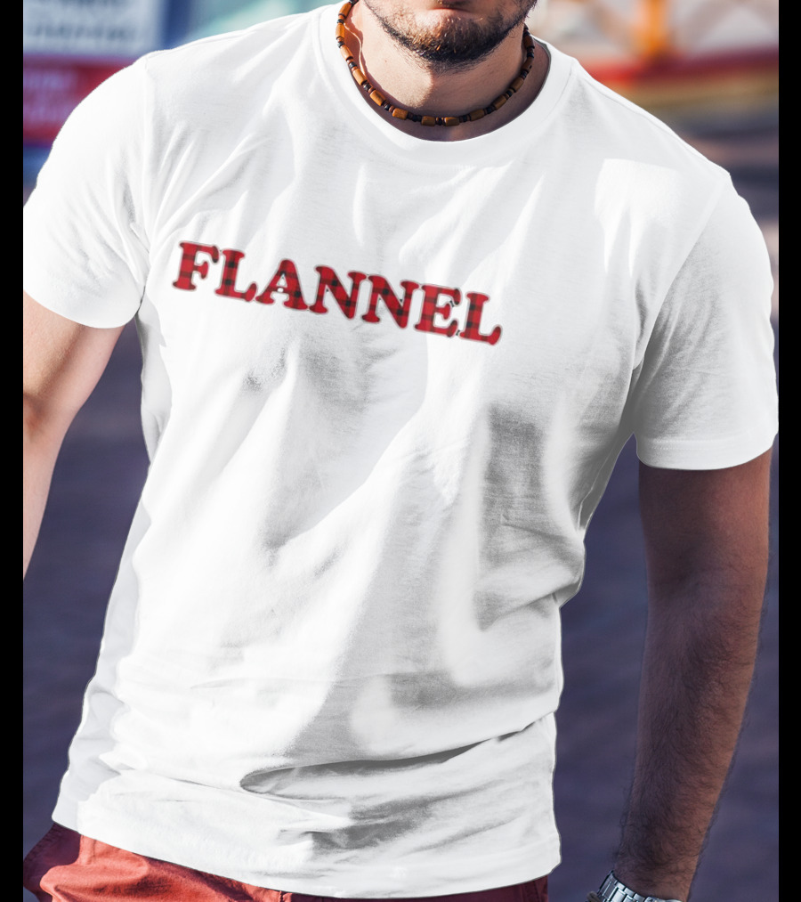 FLANNEL Red Plaid T-Shirt