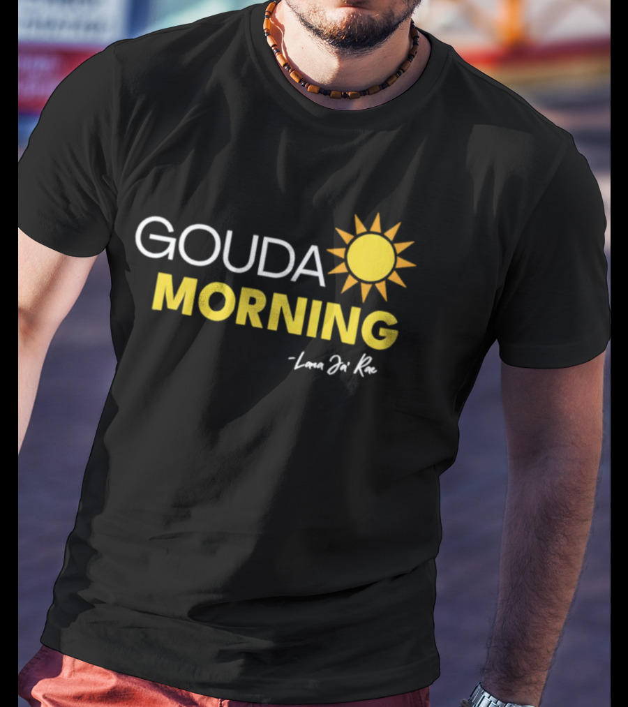 Gouda Morning Sun With Lana Ja Rae Bright Yellow T-Shirt