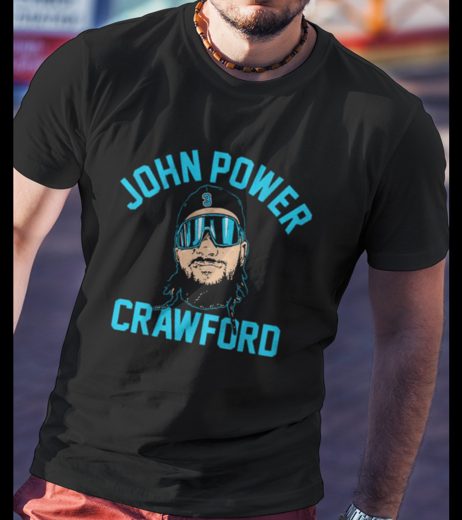 John Power Crawford J.P. Crawford Baseball T-Shirt