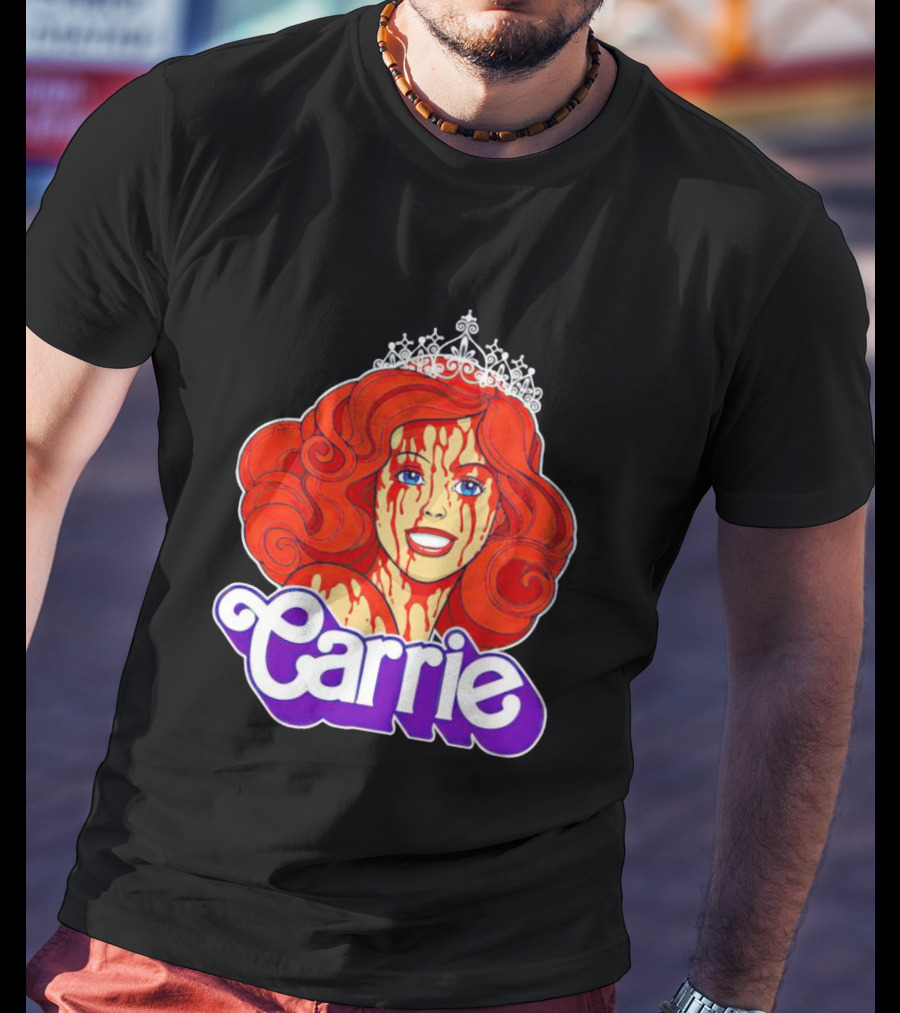 Carrie Blood-soaked Princess Barbie Queen T-Shirt