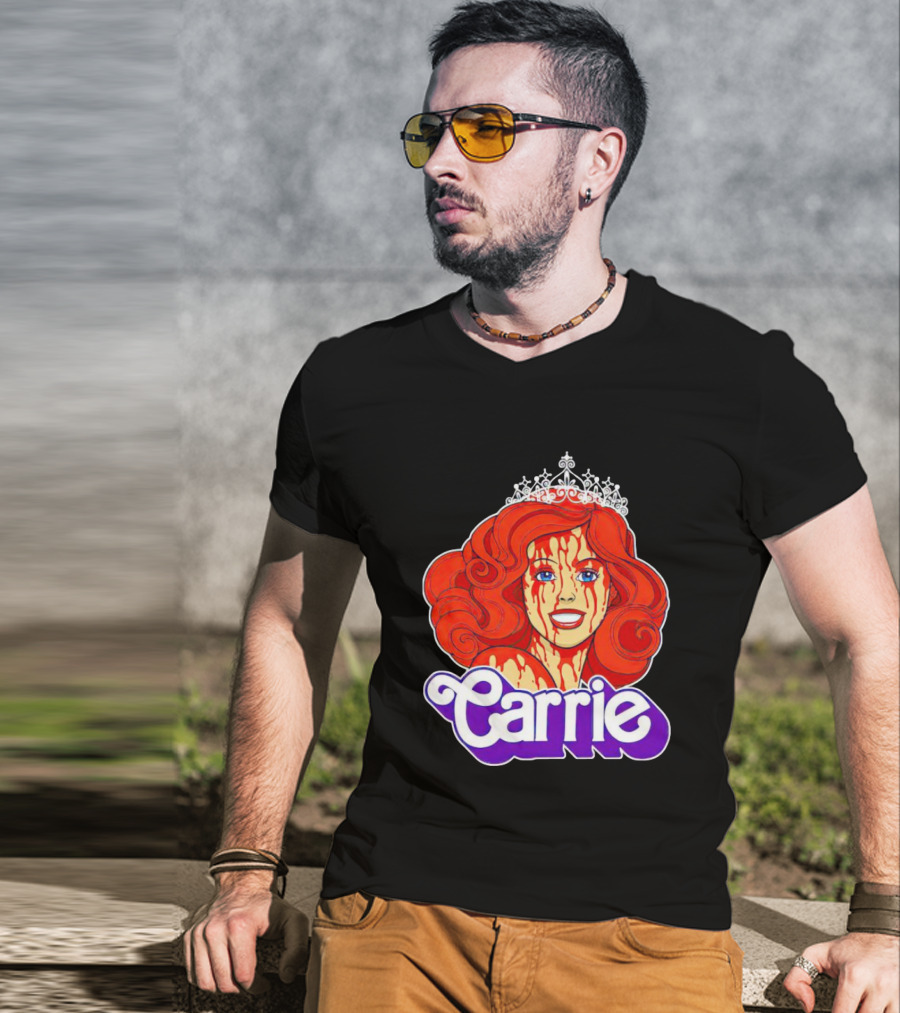 Carrie Blood-soaked Princess Barbie Queen T-Shirt
