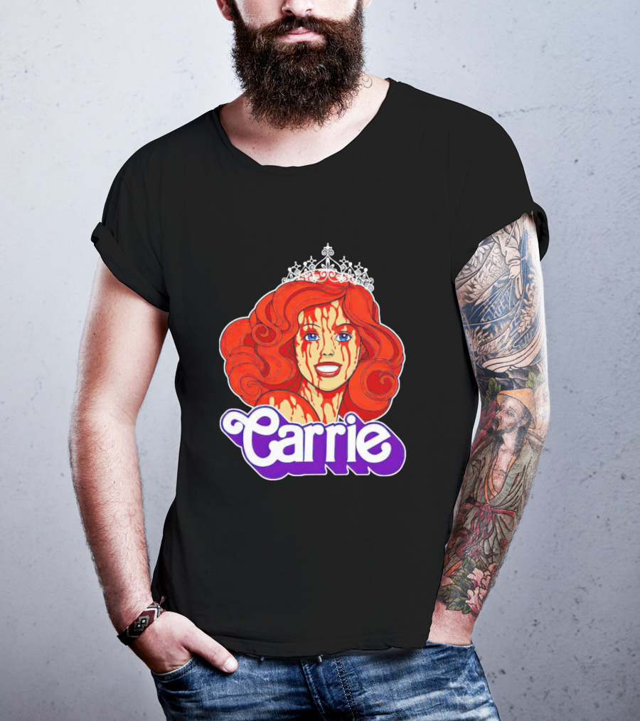 Carrie Blood-soaked Princess Barbie Queen T-Shirt