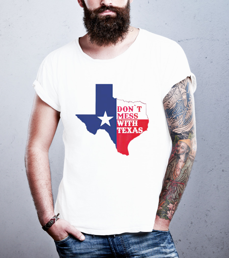 Don’t Mess With Texas Star Map T-Shirt