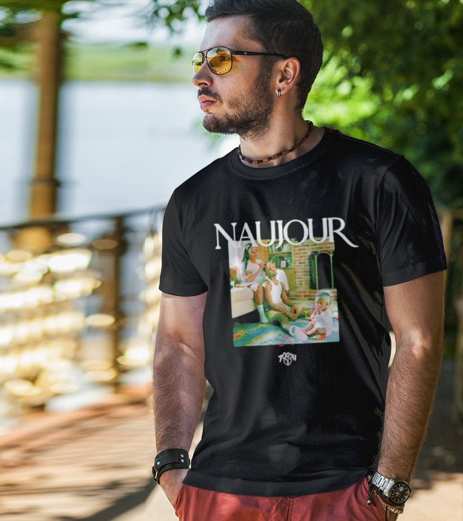 Naujour Dreams Are Born Belief Is Built Family Sitting Together T-Shirt