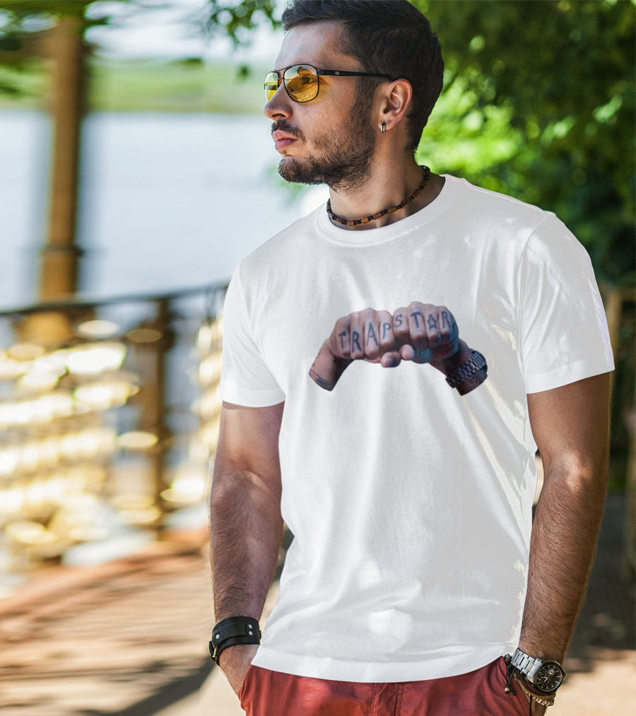PnB Rock Trapstar Tattooed Knuckles T-Shirt