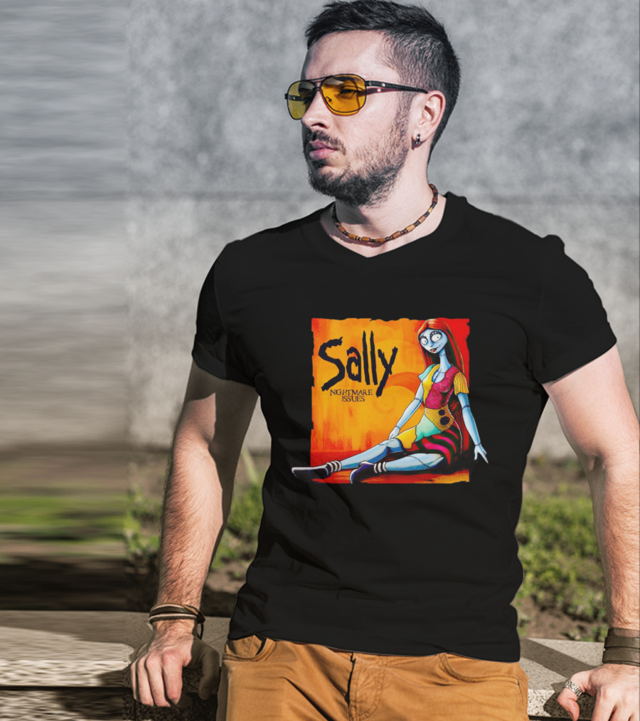 Sally Nightmare Issues Burton Style Rag Doll T-Shirt