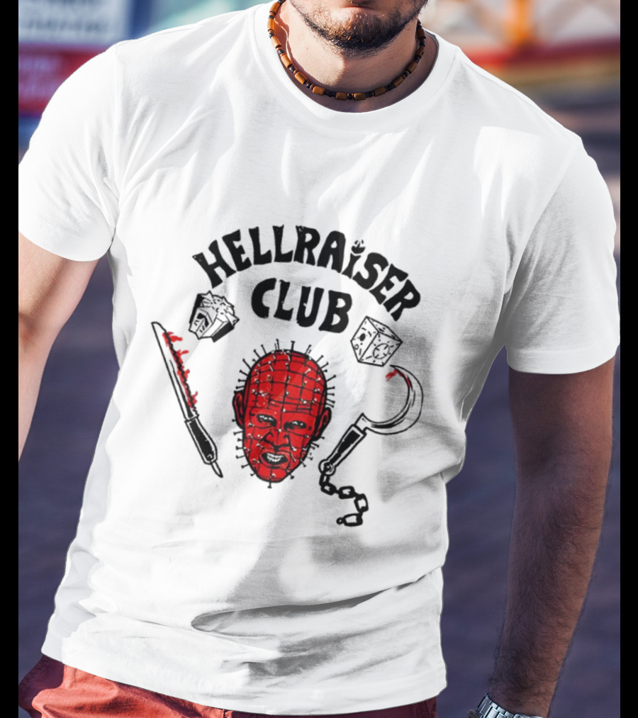 Hellraiser Club Pinhead Stranger Things Icons T-Shirt