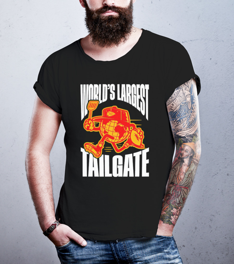 Kansas City Chiefs World's Largest Tailgate Football Grilling T-Shirt