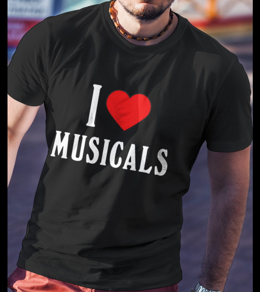 I Heart Musicals Red Love T-Shirt