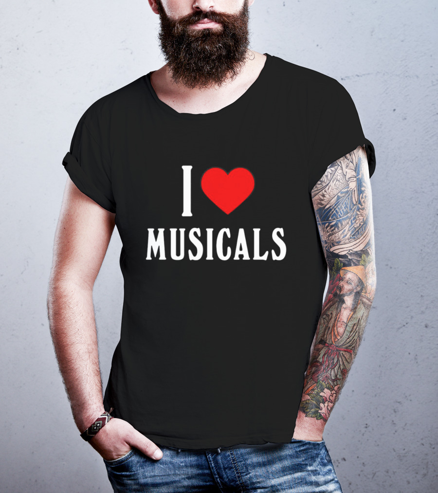 I Heart Musicals Red Love T-Shirt