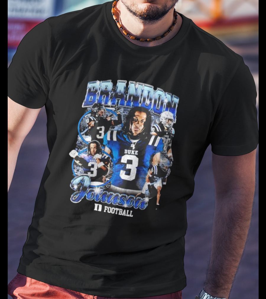 Brandon Johnson Duke Football 3 T-Shirt